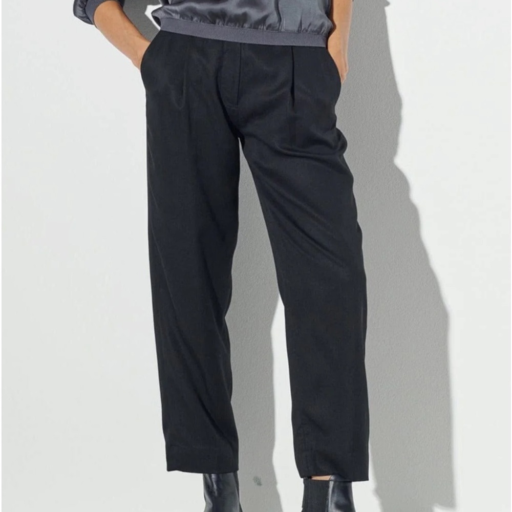 The Reset R Label Slouchy Trouser Black Size Large - Picture 3 of 9